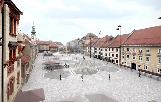 Prenova trga v Mariboru